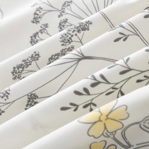 多喜爱 全精梳棉斜纹四件套 安盈【精美刺绣】【礼盒包装】 精梳全棉 透气耐用  斜纹织造 商品图5