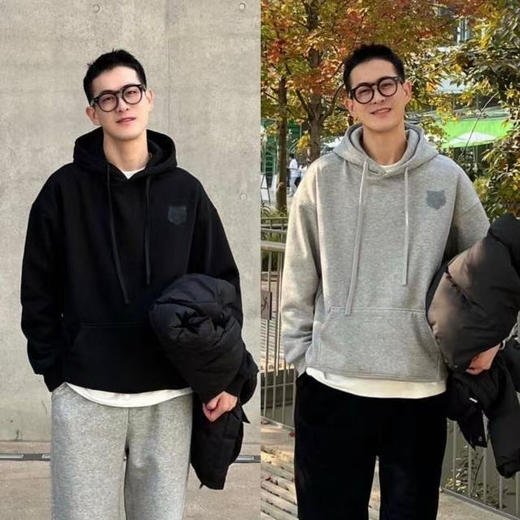 💥暖绒连帽版！硬汉专属❗️
美式虎头连帽卫衣，420g婴儿绒里！六个色。尺码S-3XL 商品图1