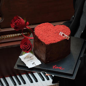 【情人节专属】心形蛋糕-偏爱（红丝绒）