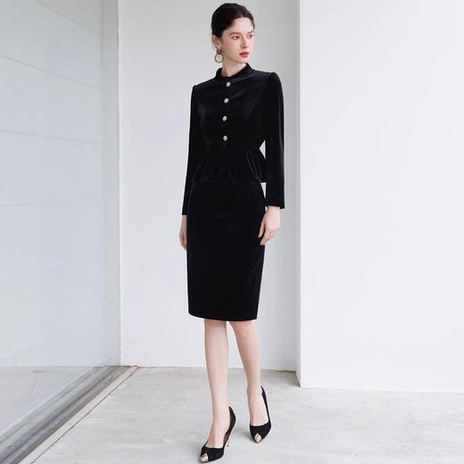 IWY/职场通勤黑色半裙职业套装春季高端时尚轻奢优雅两件套 24CS675 商品图3