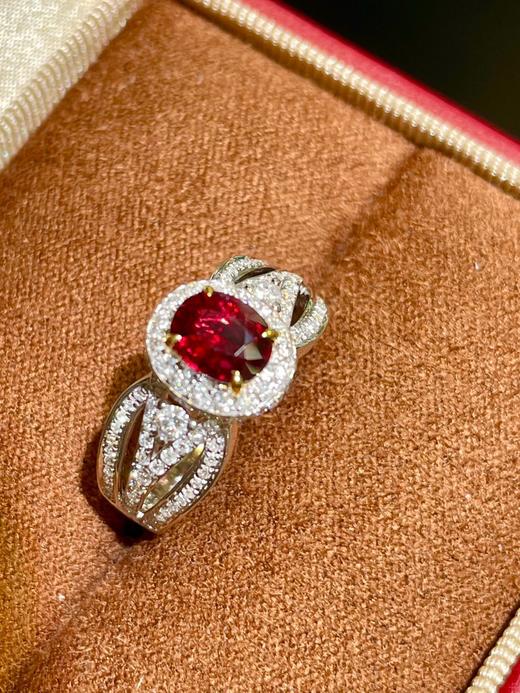 1ct刻面红宝石戒指 商品图1