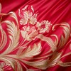 【春上新】10楼罗卡芙ROYALCOVER100支全棉绣花欧式婚庆 红色四件套 贝拉之恋-红240* 240cm吊牌价8980元 活动价4980元 商品缩略图4