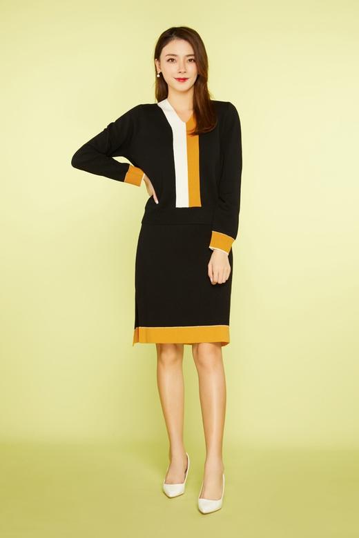 Le Malene 羊毛针织半裙套装 11543 商品图1