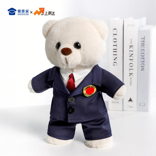 【实付满199送钥匙扣】【检察官站姿熊】可定制创意毛绒职业小熊公仔儿童玩具服装可脱送礼礼物 商品图7