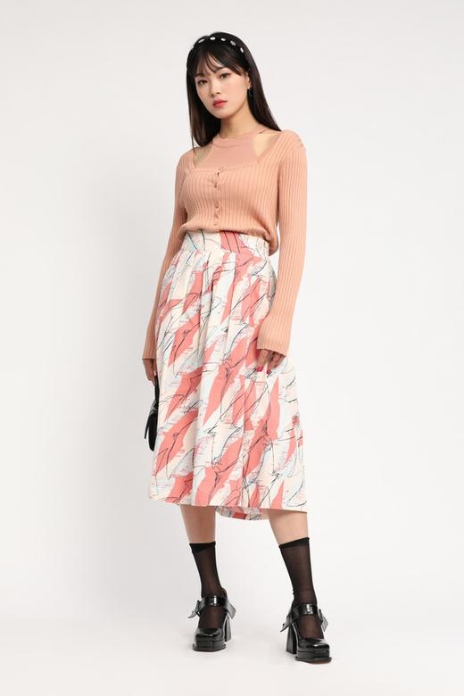 ANSUABEL 圆领背心针织开衫套装 11705 商品图4