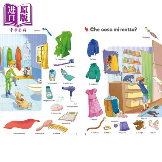 【中商原版】意大利文原版 ELI Vocabolario Illustrato Italiano 意大利语图解词汇 多主题单词词汇学习图解字词典 初级A1-A2 商品图11