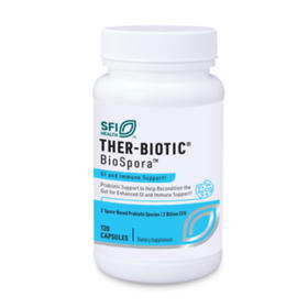 海淘 SFIHEALTH 孢子益生菌Ther-BioticBiospora120粒胶囊KlaireLabs克莱尔实验室效期26.10