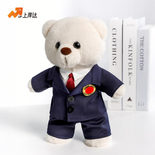 【实付满199送钥匙扣】【检察官站姿熊】可定制创意毛绒职业小熊公仔儿童玩具服装可脱送礼礼物 商品图7