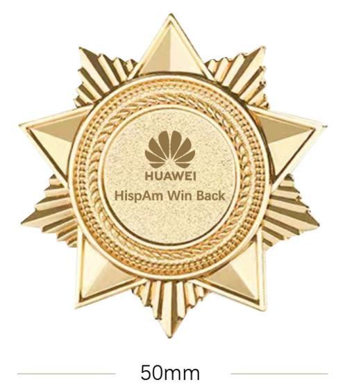 徽章定制定做金属胸章胸针订制优秀员工 商品图6