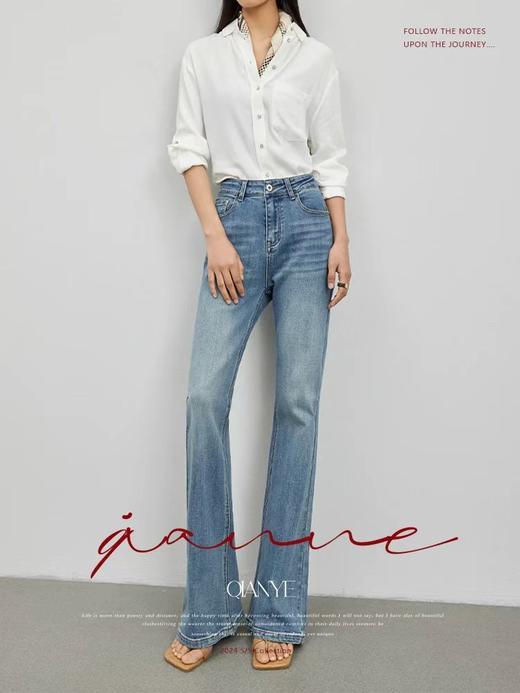 高腰直筒理想型” 神裤 满足长腿愿望 包容腿型缺憾！ 商品图1