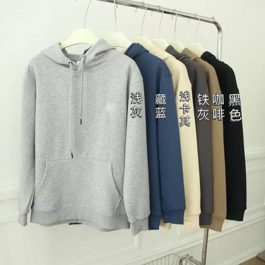 💥暖绒连帽版！硬汉专属❗️
美式虎头连帽卫衣，420g婴儿绒里！六个色。尺码S-3XL 商品图5