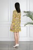 Le Malene 黄色格纹X型毛衫连衣裙 11557 商品缩略图2