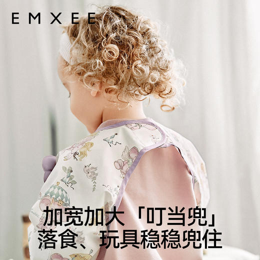 【口水巾】嫚熙宝宝吃饭罩衣围兜防水防脏婴儿辅食反穿衣饭兜 商品图3