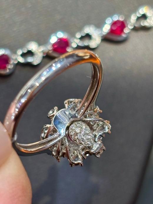 0.82ct刻面红宝石戒指 商品图3