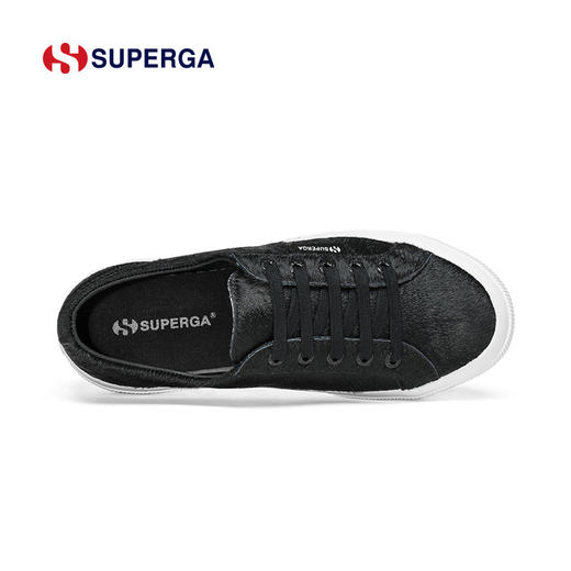 SUPERGA松糕厚底女鞋冬季款豹纹鞋马毛低帮板鞋休闲女鞋 商品图2