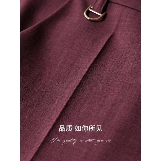 COCOBELLA简约质感直筒五分西裤女春夏百慕大休闲短裤SO3047 商品图4