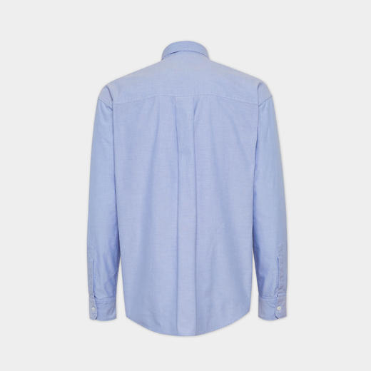 DSQUARED2 男士字母徽标刺绣棉质长袖衬衫 浅蓝色 S74DM0897 S47420 482 商品图1