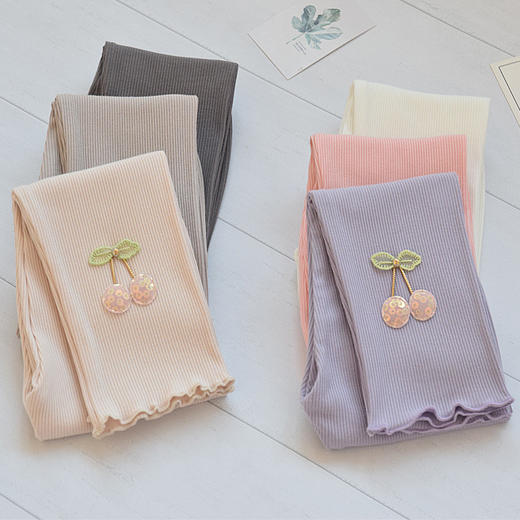 【春季上新！柔软透气】女童打底裤 春季薄款 儿童长裤外穿 1-4岁婴儿春秋女宝宝女孩裤子-QQ 商品图1