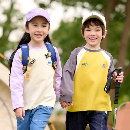 棉花堂春季新款儿童针织长袖T恤舒适上衣F251020 商品图4