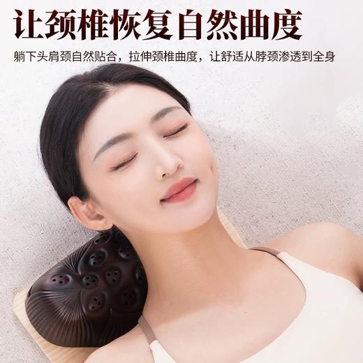 新款【红砭石艾灸枕】砭石艾灸枕头红砭石枕艾灸罐热敷理疗仪颈椎枕随身灸家用艾炙器具盒养生馆 商品图2