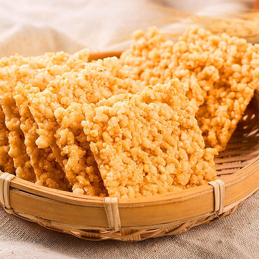 【味滋源】糯米锅巴 蟹黄咸味辣味牛肉味 糯米香辣锅巴 安徽特产小包装休闲零食品 商品图2