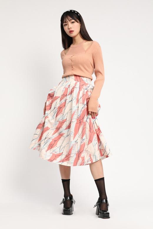 ANSUABEL 圆领背心针织开衫套装 11705 商品图1