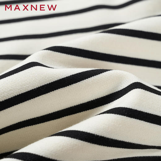 【裙装】经典圆领条纹连衣裙 1P1225303 商品图4