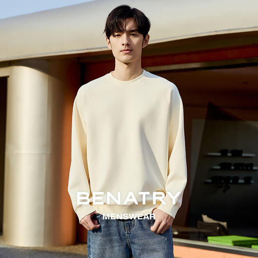 贝纳川时尚插肩袖男士卫衣ECT124001 商品图2