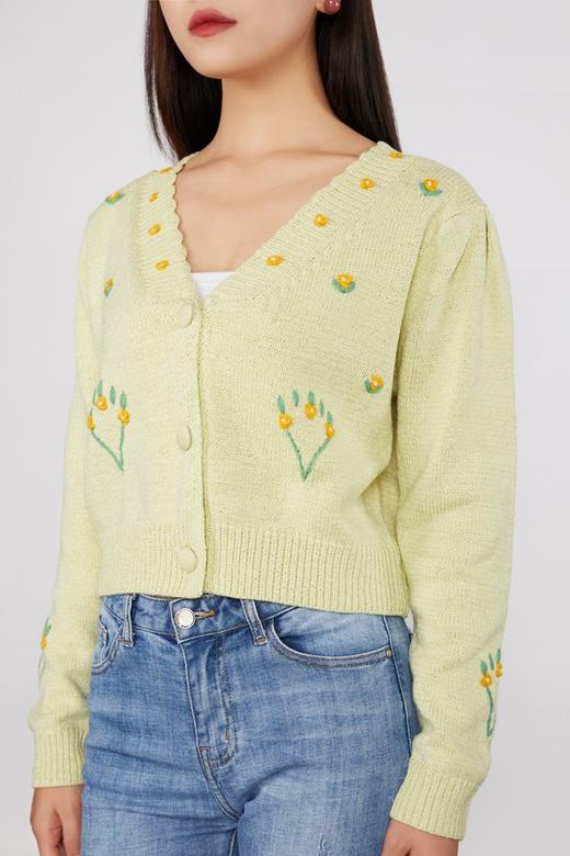 amadella 花朵形装饰针织开衫 11555 商品图3