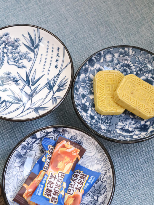 宋风高足青花果盘3个/组 源于宋代的茶道美学 ｜

德化羊脂玉胚底 釉下彩图案栩栩如生 高足设计 摆放平稳 百搭美器 一物多用 商品图9