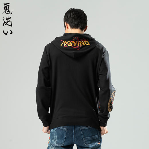 ONIARAI/鬼洗25春夏新品鬼和艺圣兽龙剑刺绣男式休闲外套 B330068 商品图1