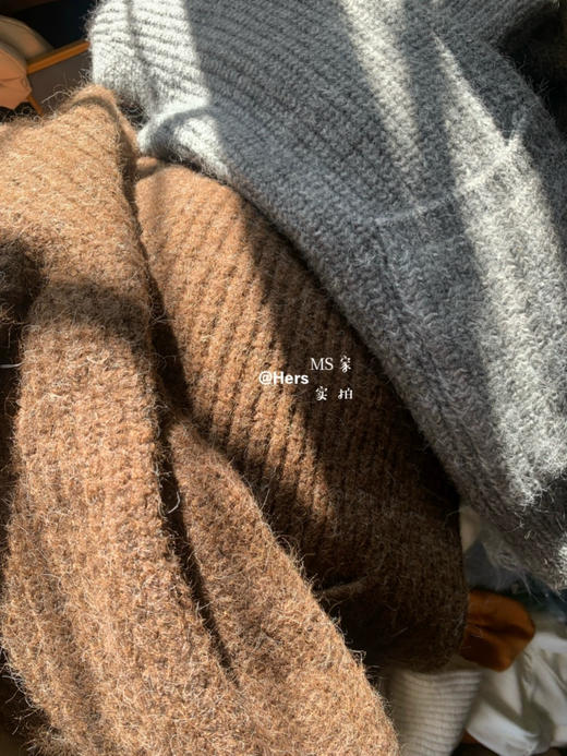 hers羊驼韩系开衫 商品图7