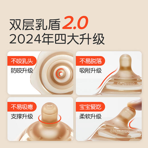世喜乳盾喂奶乳头双层保护罩奶盾母乳亲喂奶哺乳辅助内陷保护防咬 商品图1