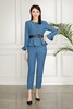 FARRO GRANO 知性优雅蓝色西装套装 11569 商品缩略图1