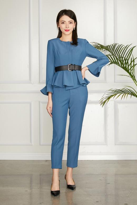 FARRO GRANO 知性优雅蓝色西装套装 11569 商品图1