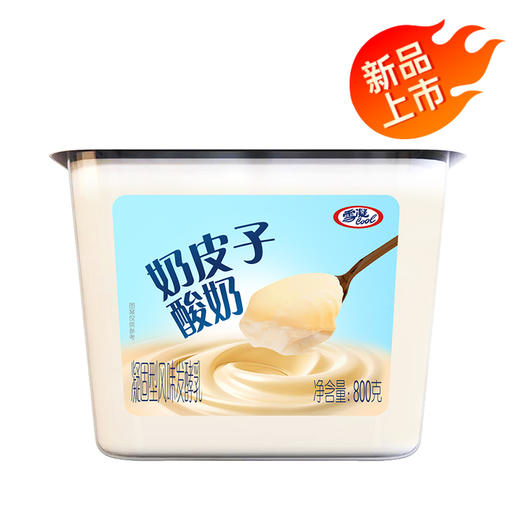 【自提-低温】雪凝奶皮子原味酸奶800g 商品图0