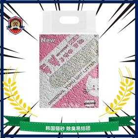 韩国纯豆腐猫砂爱宠爱猫lovecat无尘易结团N1同厂原味绿茶味7L/袋