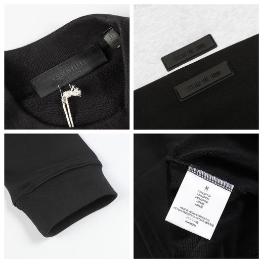 点此购买 FOG男女款硅胶植绒印花重磅高街圆领卫衣 md 309138 商品图8