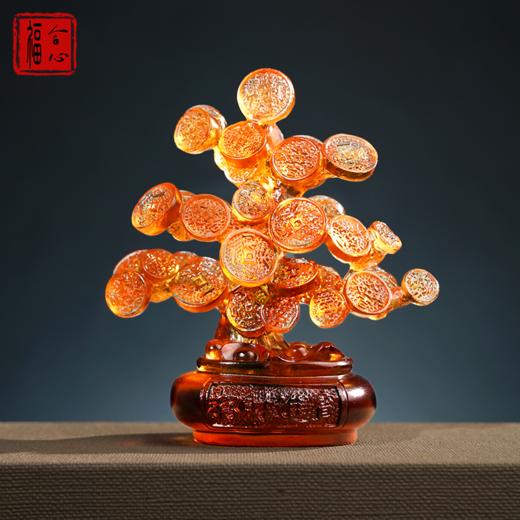【蓝禧老师推荐】古法琉璃发财树 商品图0