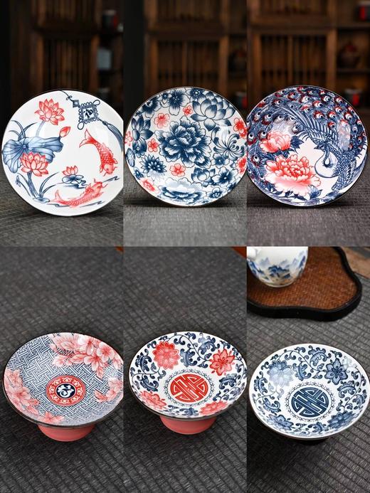 宋风高足青花果盘3个/组 源于宋代的茶道美学 ｜

德化羊脂玉胚底 釉下彩图案栩栩如生 高足设计 摆放平稳 百搭美器 一物多用 商品图5