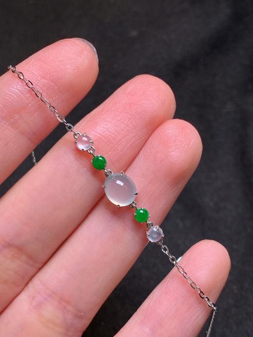 蛋面翡翠手链 商品图0