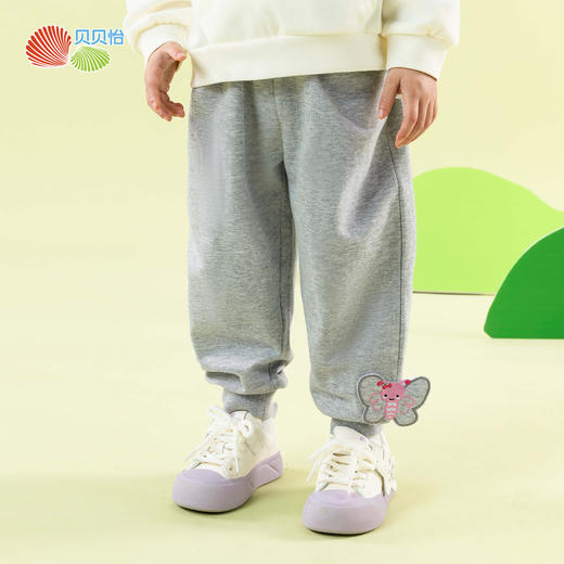 贝贝怡女童春秋款休闲长裤儿童裤子ZB1EK012 商品图3