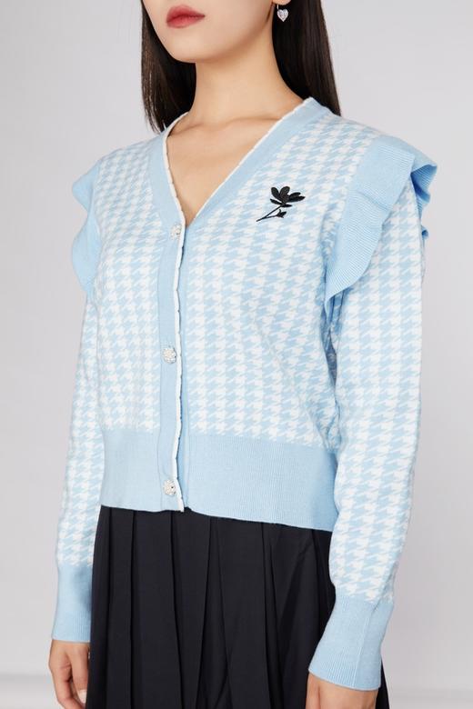 amadella 蓝色千鸟格纹开衫外套 11564 商品图3
