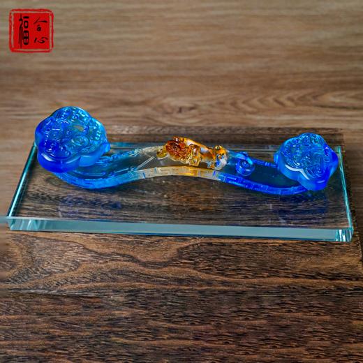 【易德老师推荐】古法琉璃貔貅玉如意 商品图0
