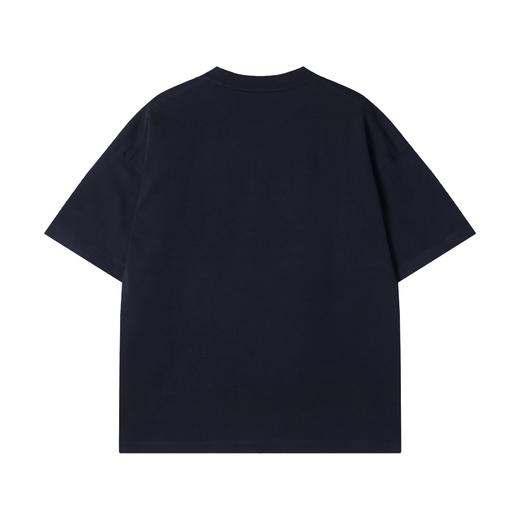 6819春夏新款时尚个性美式撞色烫钻印花圆领短袖T恤宽松百搭潮流上衣 商品图5