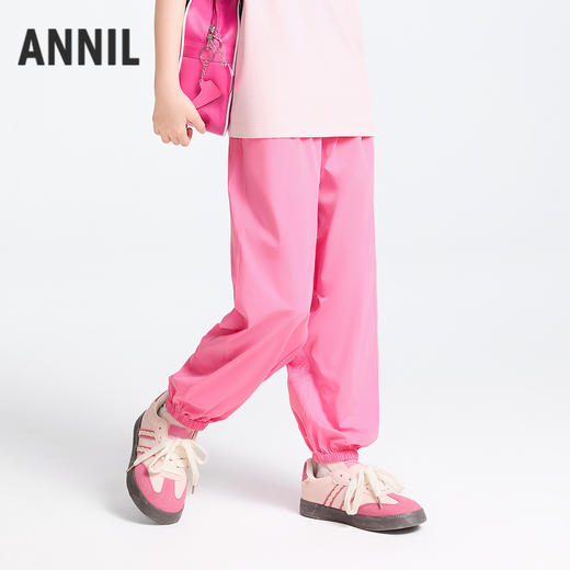男女童梭织单裤防蚊裤春季新款安奈儿童装实体店同款AM516606 商品图2