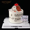 1027CAKE | 线条狗  情侣 商品缩略图0