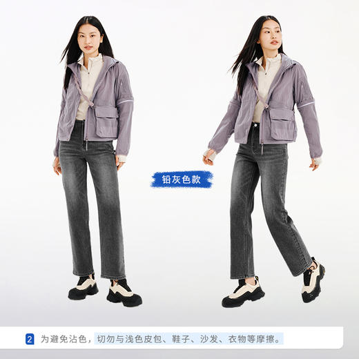 【烟管裤】simplepieces春秋款SPS牛仔小个子九分直筒法棍裤女 商品图3