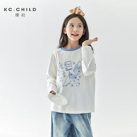 棵初 2025春夏第一波新品-印花长袖T恤860K256006CD