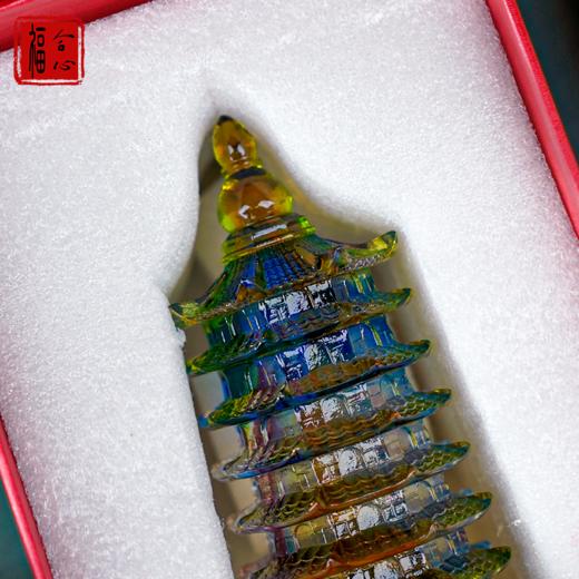 古法琉璃七彩文昌宝塔 商品图5